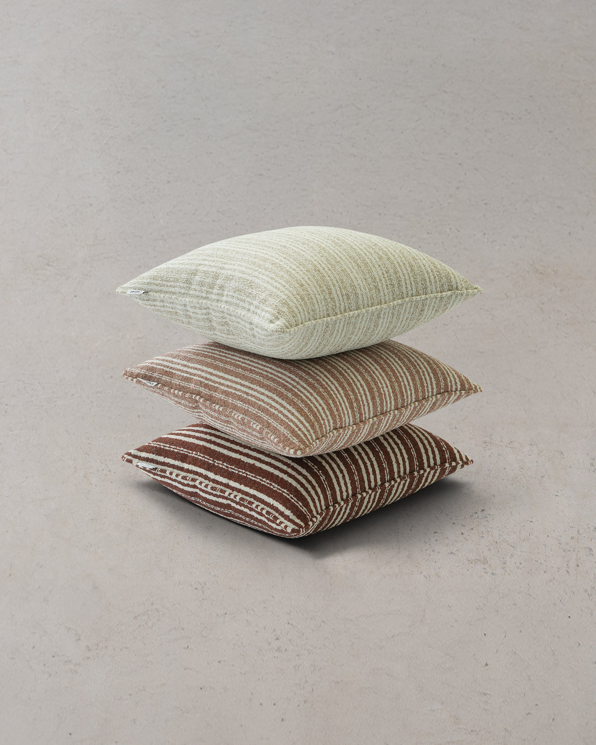 Calypso Outdoor Fine Stripe Cushion - Guava