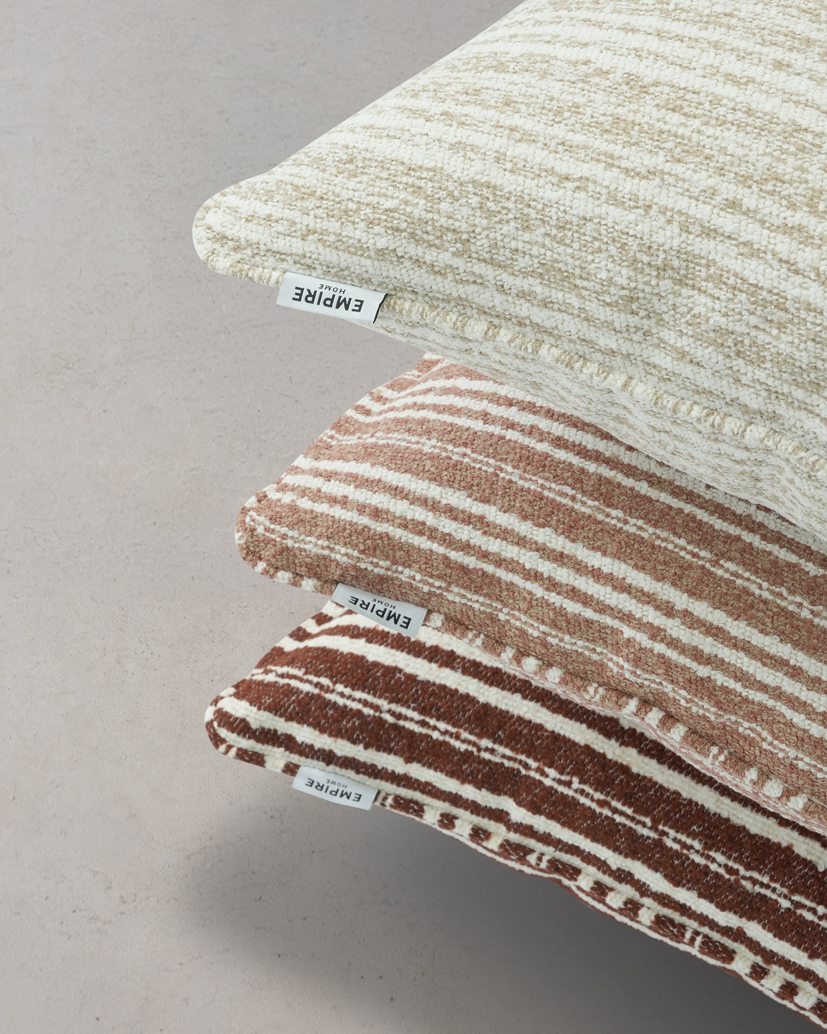 Calypso Outdoor Fine Stripe Cushion - Guava