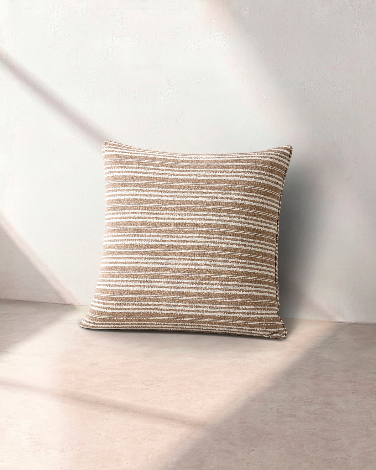 Calypso Outdoor Fine Stripe Cushion - Guava
