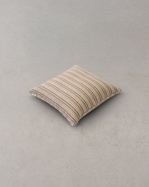 Calypso Outdoor Fine Stripe Cushion - Guava