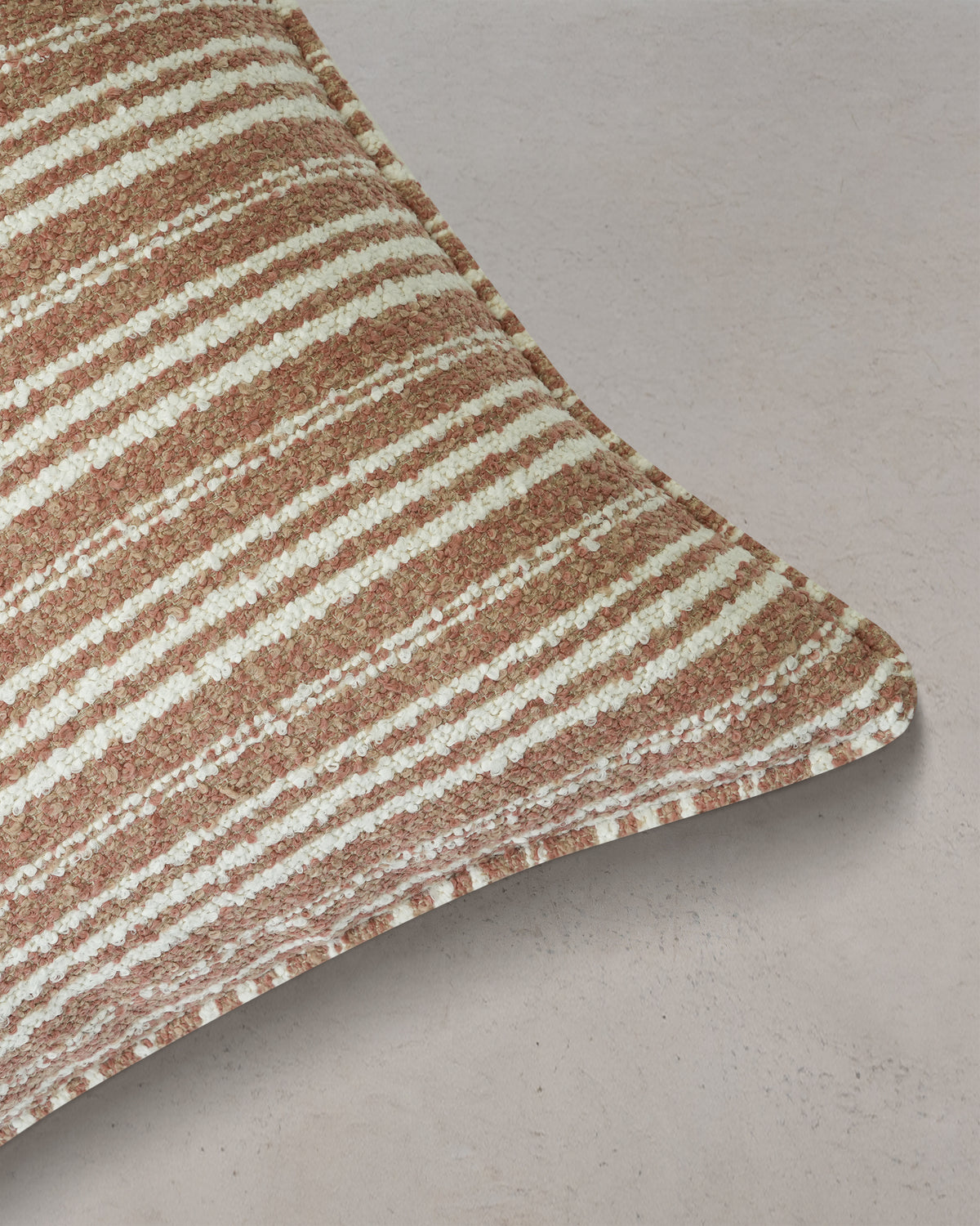 Calypso Outdoor Fine Stripe Cushion - Guava