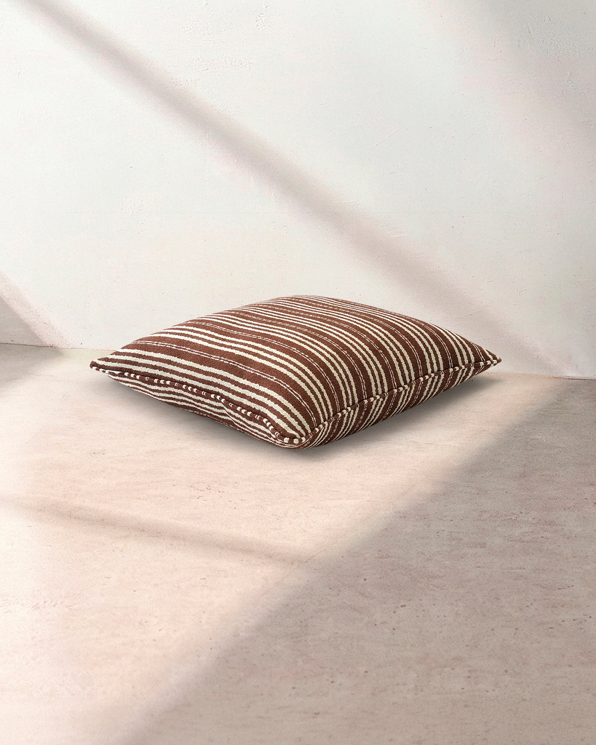 Calypso Outdoor Fine Stripe Cushion - Pindan