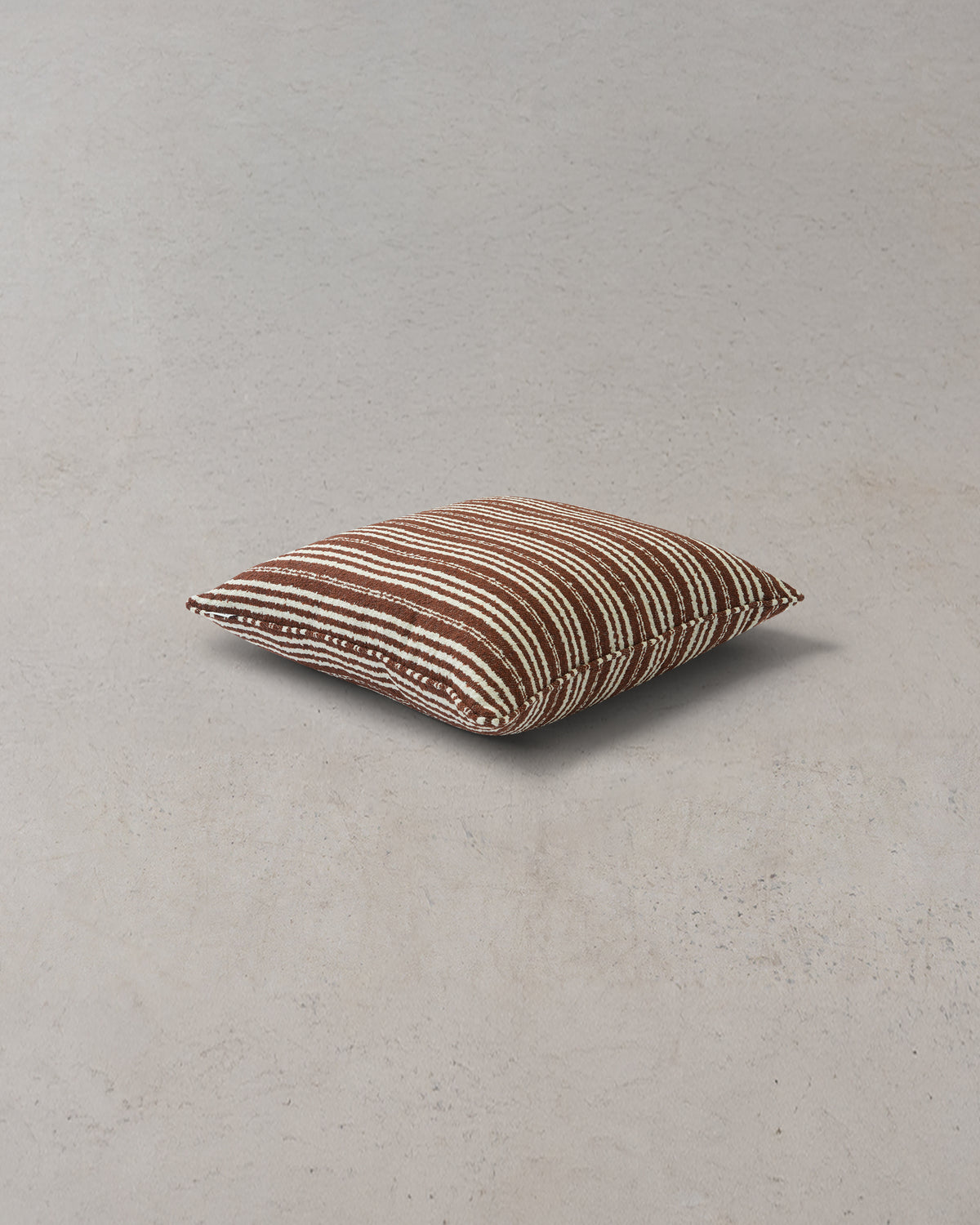 Calypso Outdoor Fine Stripe Cushion - Pindan