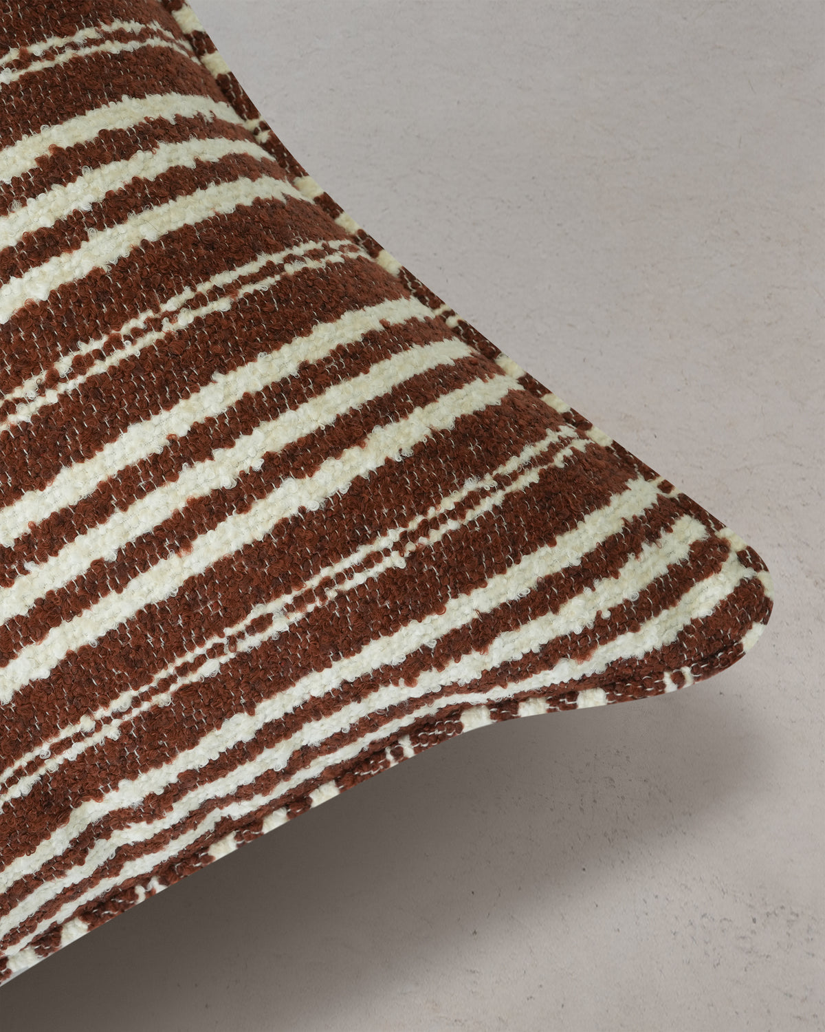 Calypso Outdoor Fine Stripe Cushion - Pindan