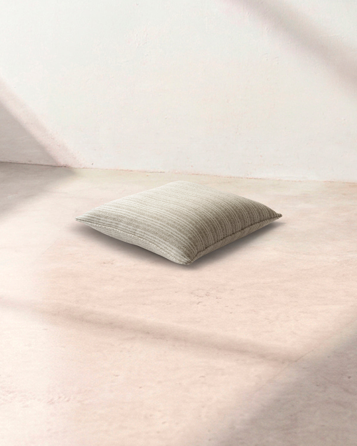 Calypso Outdoor Fine Stripe Cushion - Sesame