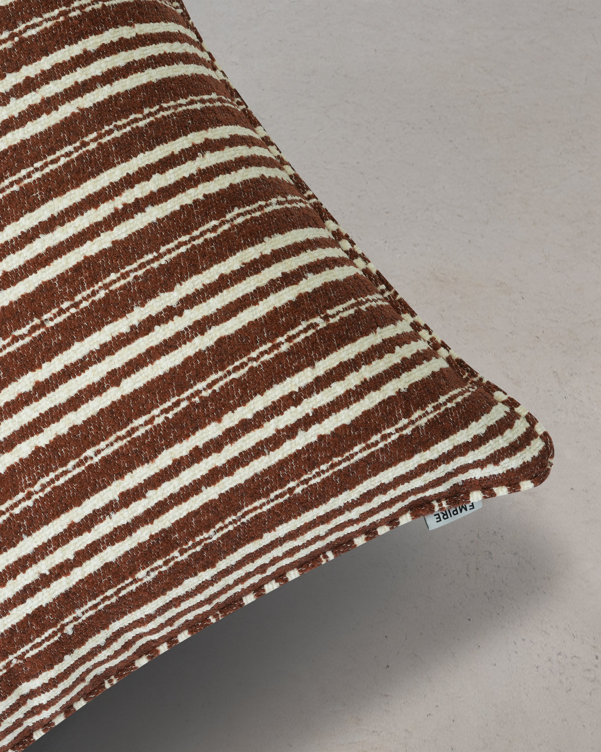 Calypso Fine Stripe Floor Cushion - Pindan