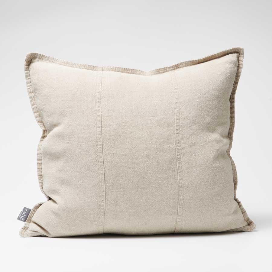 Luca Linen Outdoor Cushion - Natural