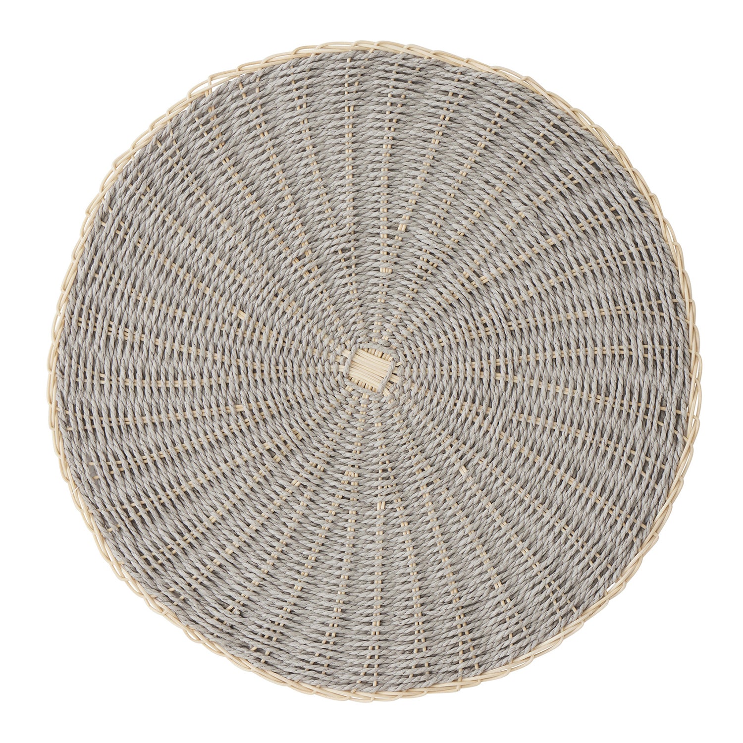 Claris Rattan Placemat - Seafoam