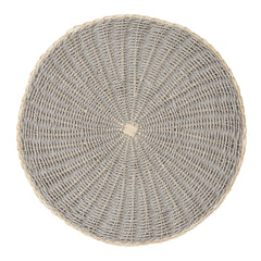 Claris Rattan Placemat - Seafoam