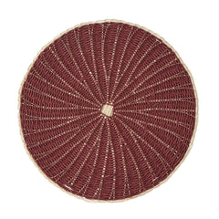 Claris Rattan Placemat - Cocoa