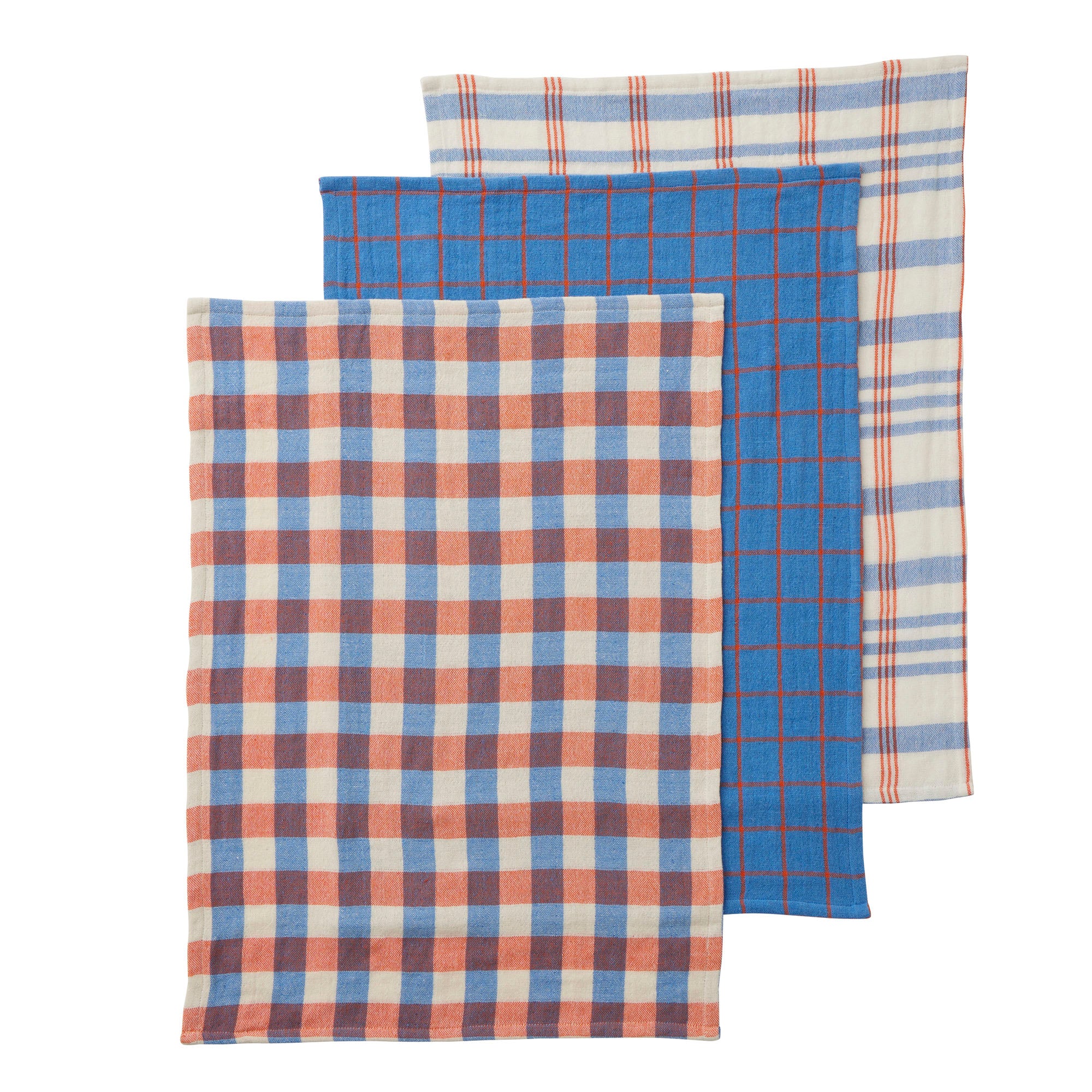 Kith Recycled Cotton Tea Towel - Blue