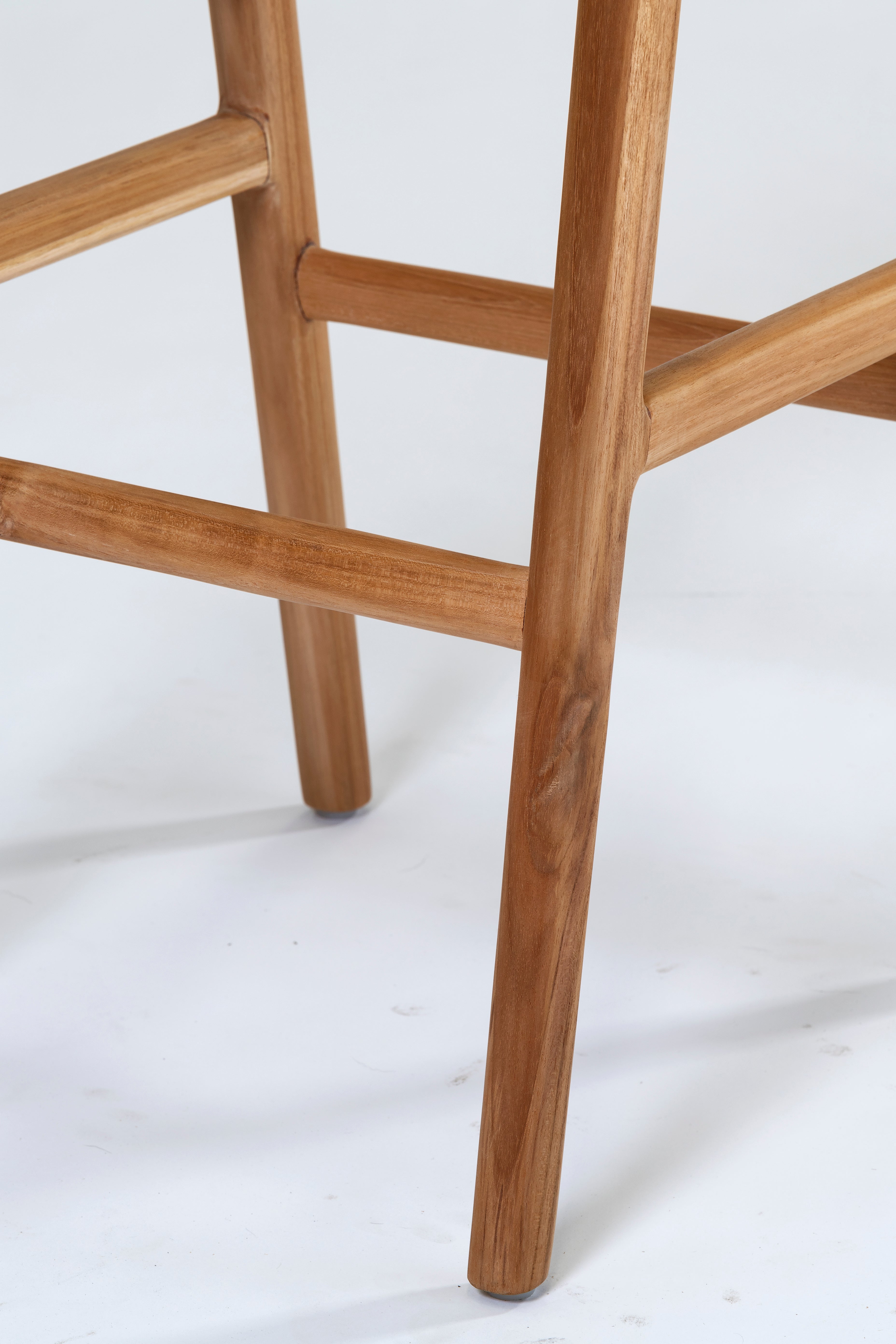 Jok Stool - Teak/Tan Leather