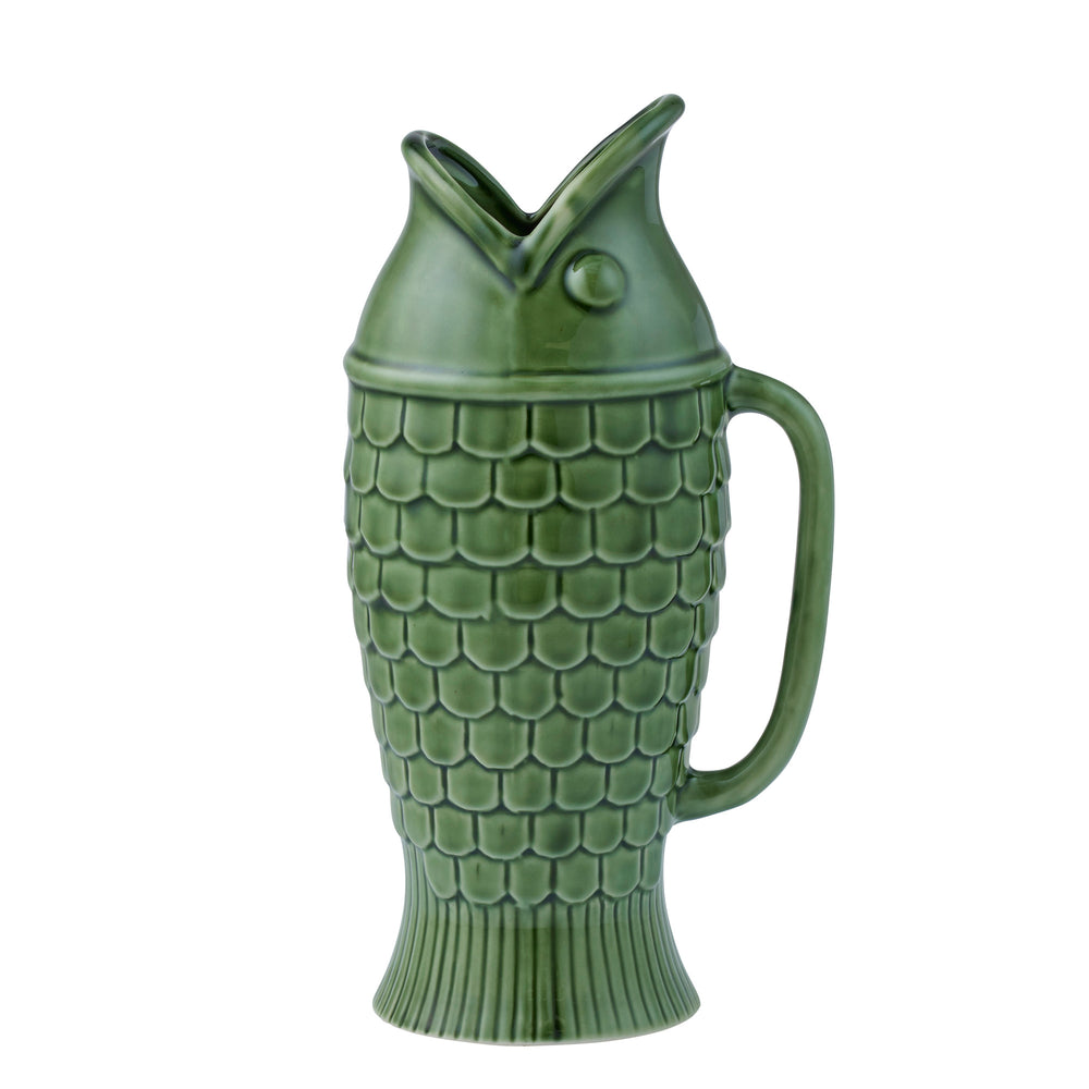 Pez Ceramic Jug - Olive