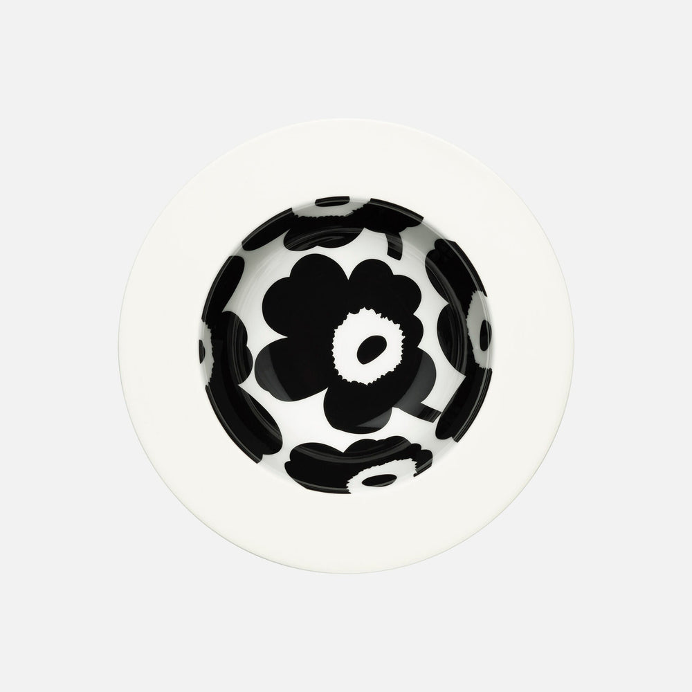 Oiva Unikko Deep Plate - White Border