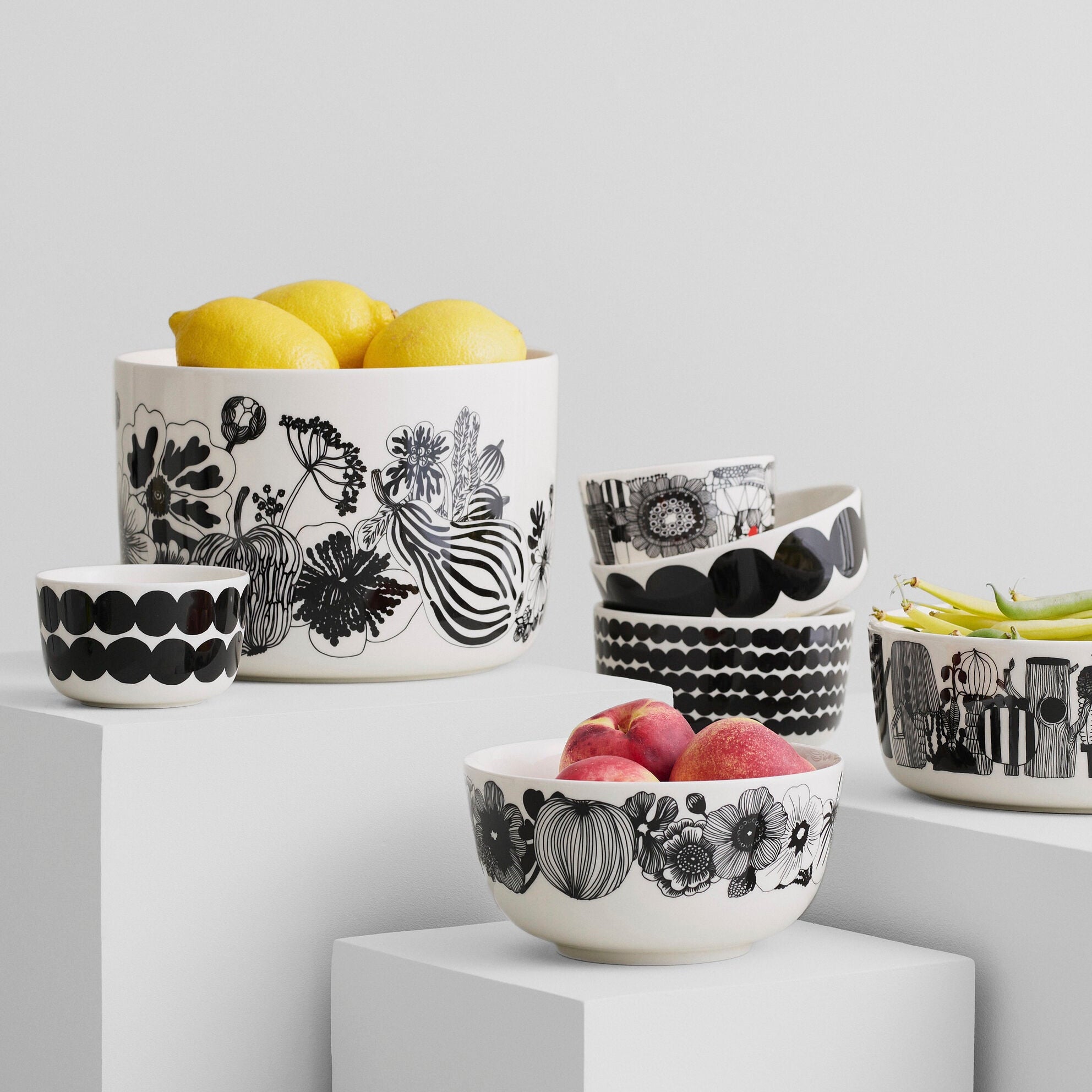 Oiva Siirtolapuutarha Bowl - Dotted