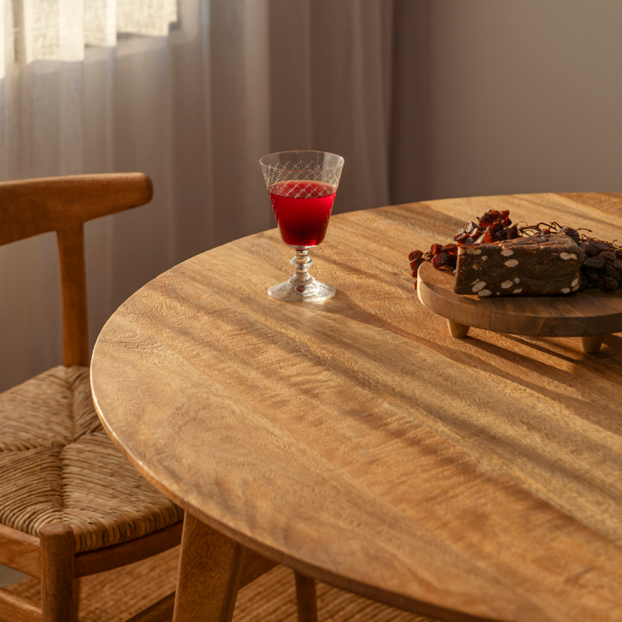 Marilyn Round Dining Table - Rustic Matte