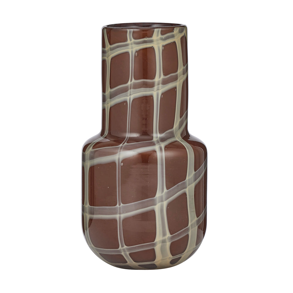 Milton Vase - Choc/Ivory
