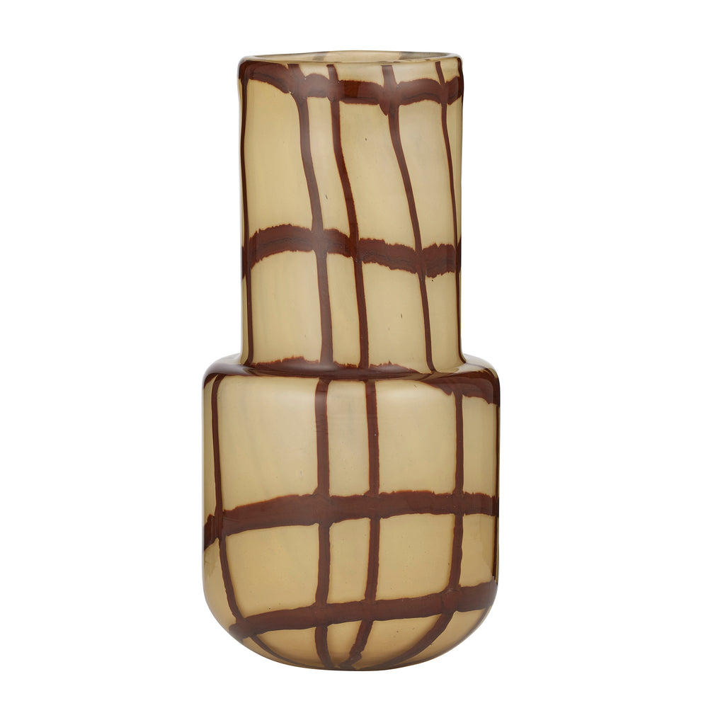 Milton Vase - Ivory/Choc