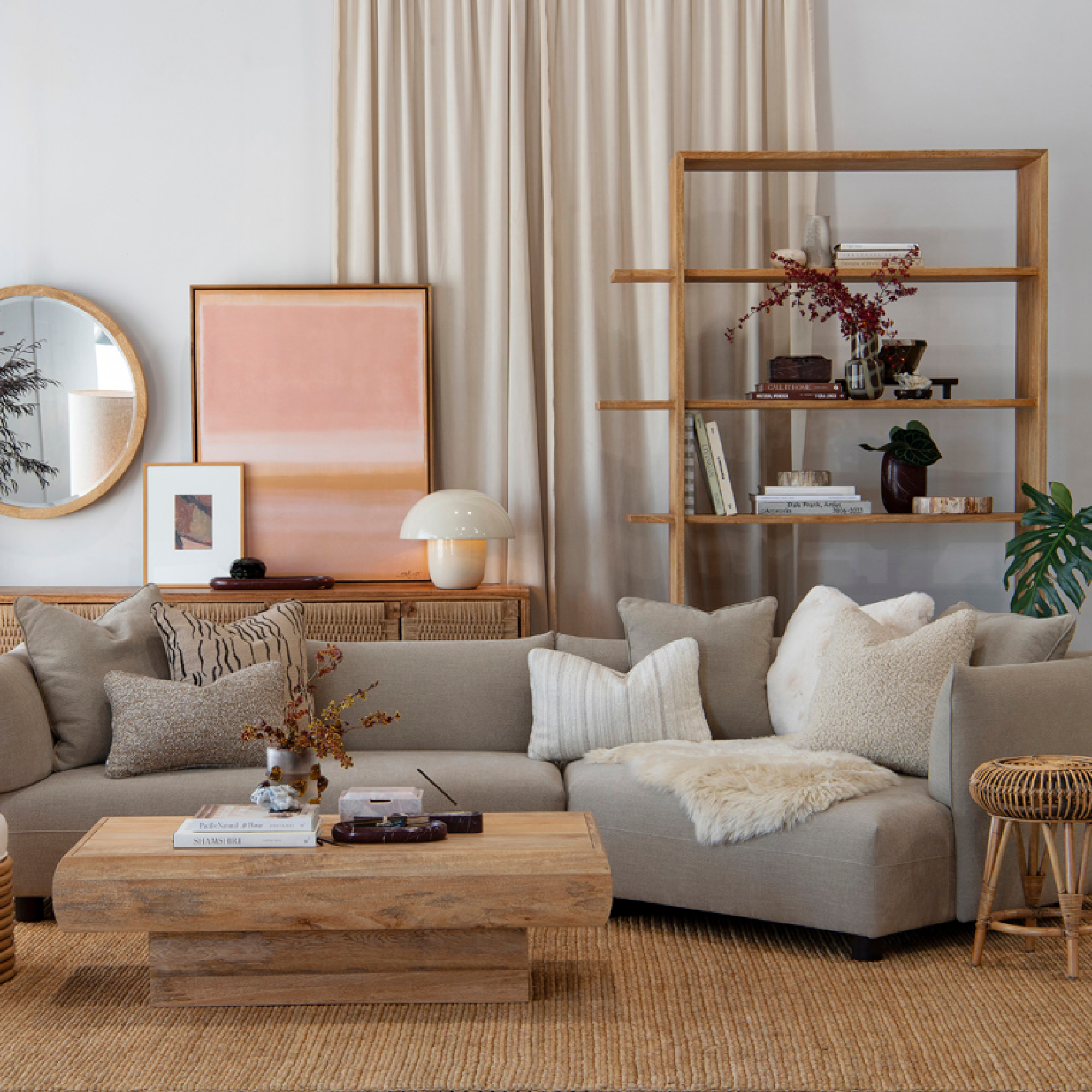 Oscar Right Chaise Sofa - Rye