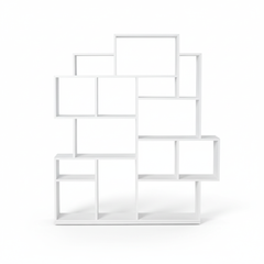 Paris Large Bookcase - White
