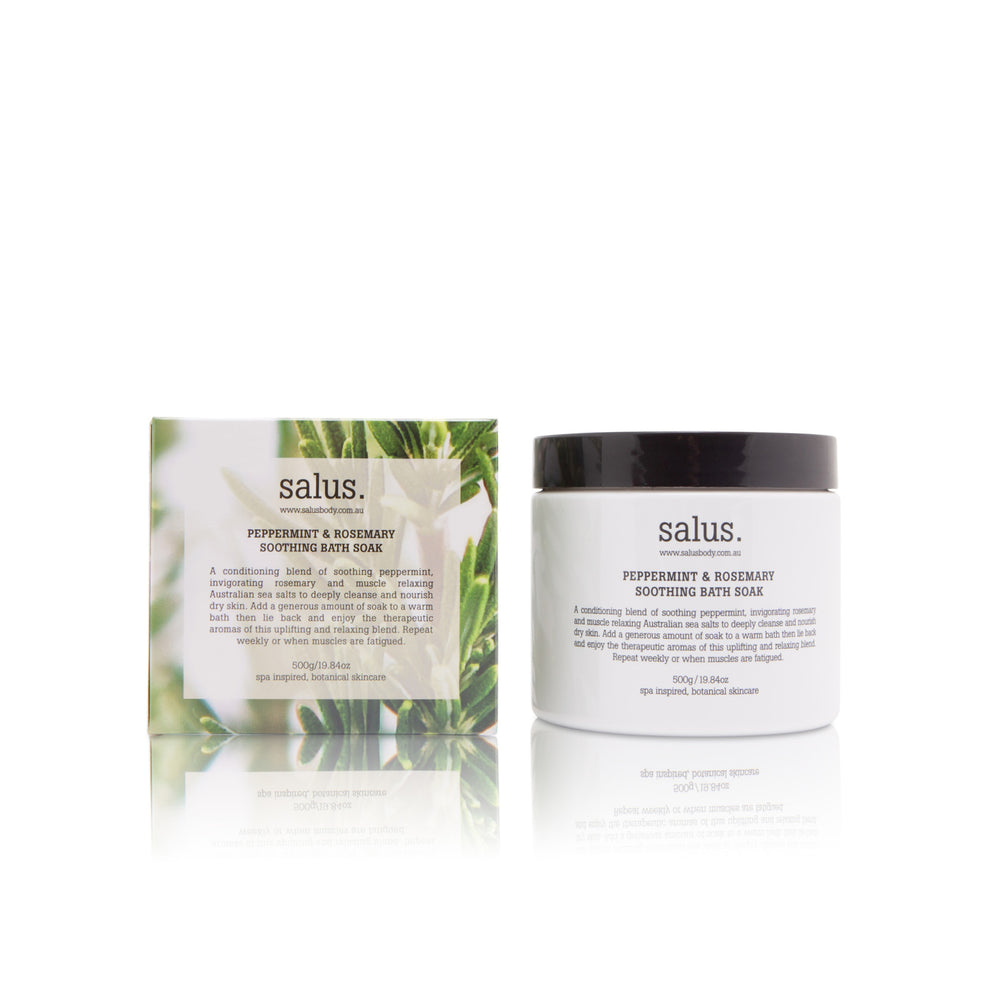 Peppermint and Rosemary Soothing Bath Soak
