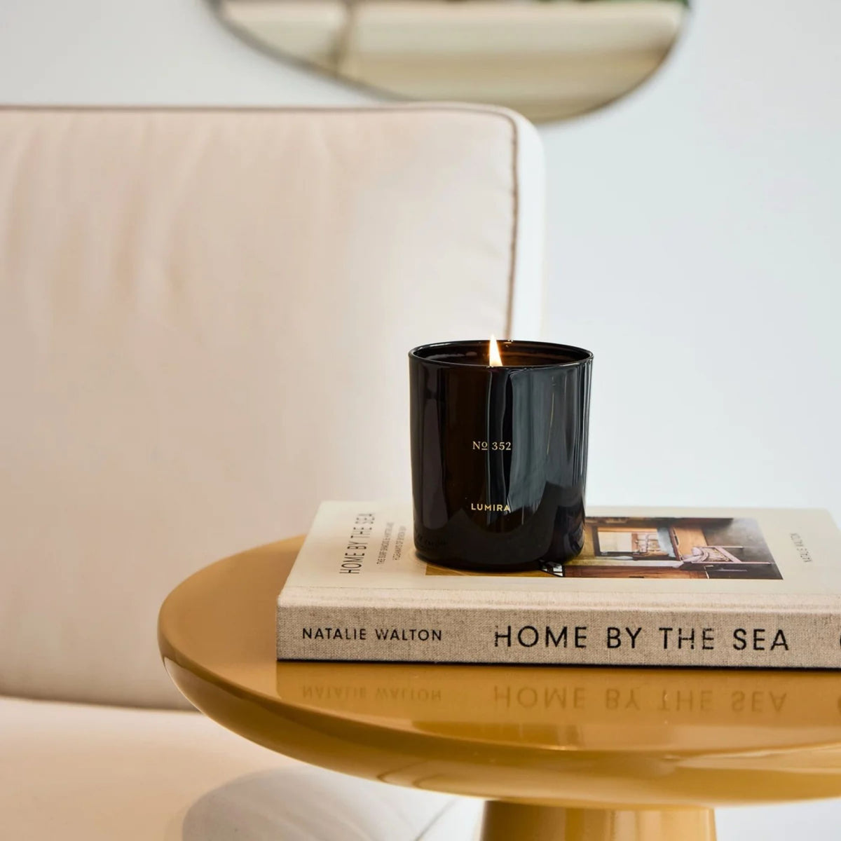 No.352 Leather Cedar Candle
