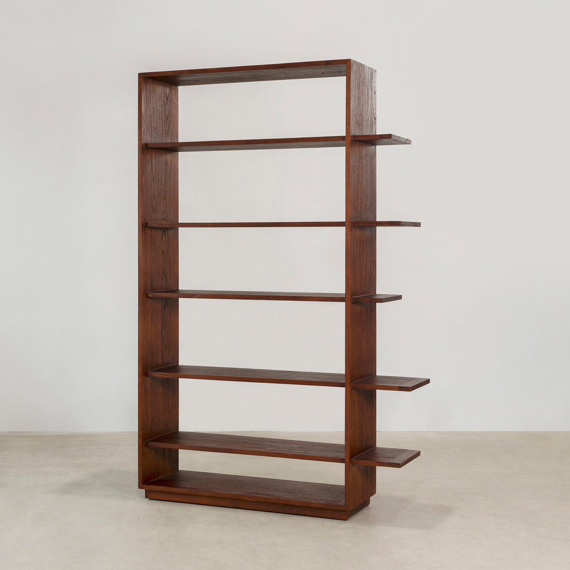 Yuli Bookcase - Rustic Walnut