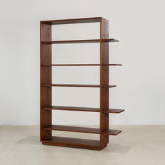 Yuli Bookcase - Rustic Walnut