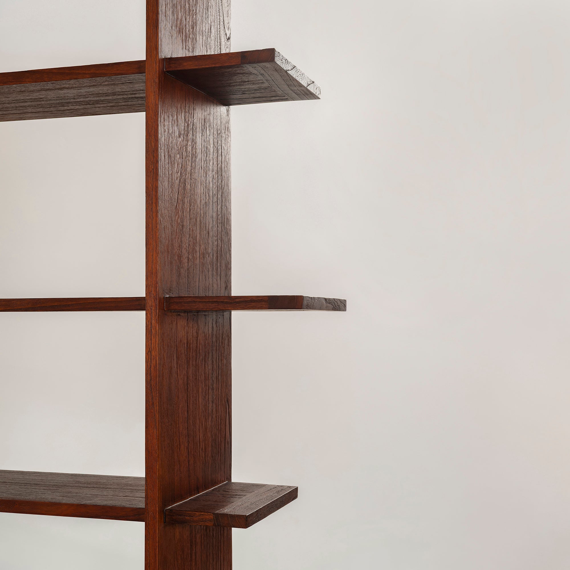 Yuli Bookcase - Rustic Walnut