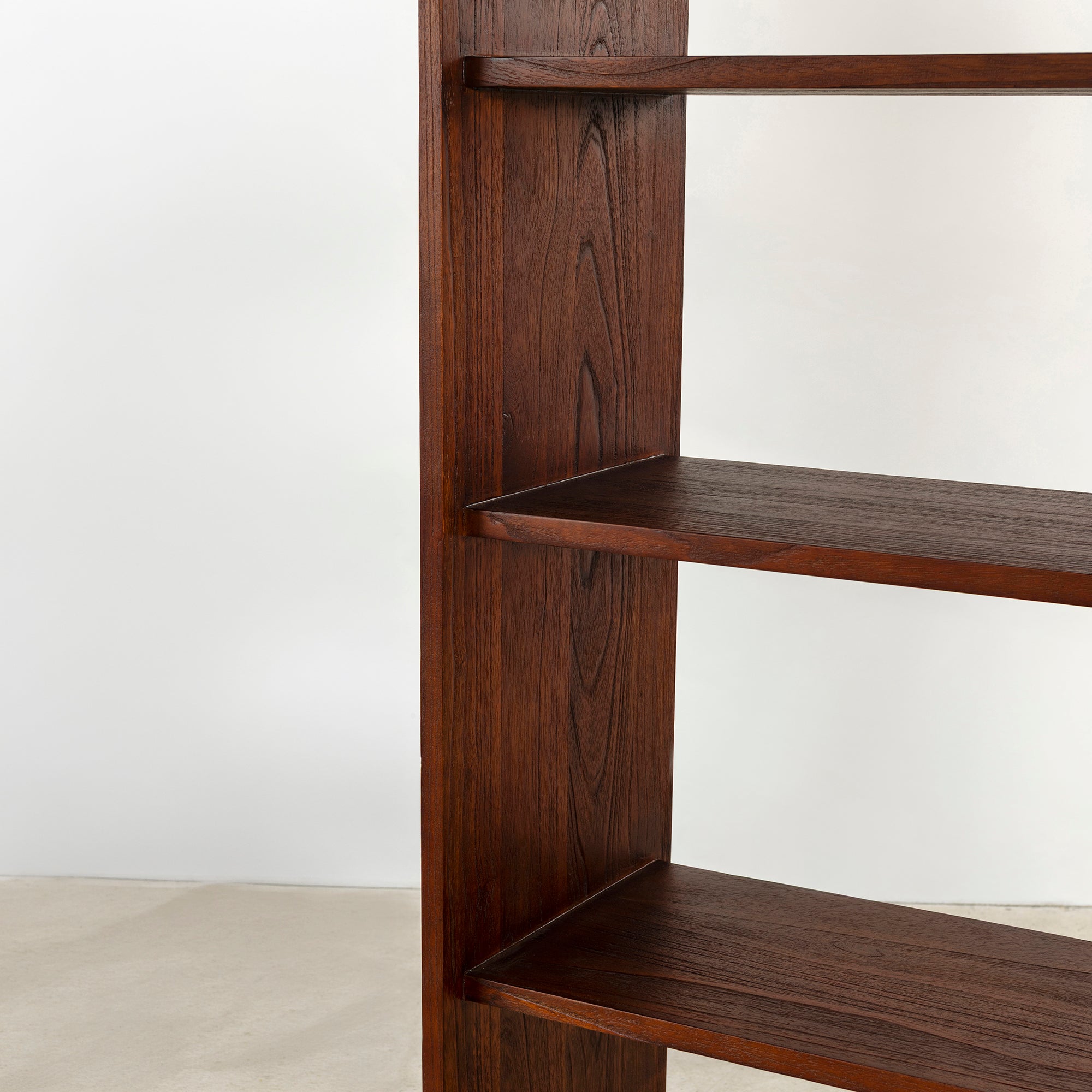 Yuli Bookcase - Rustic Walnut