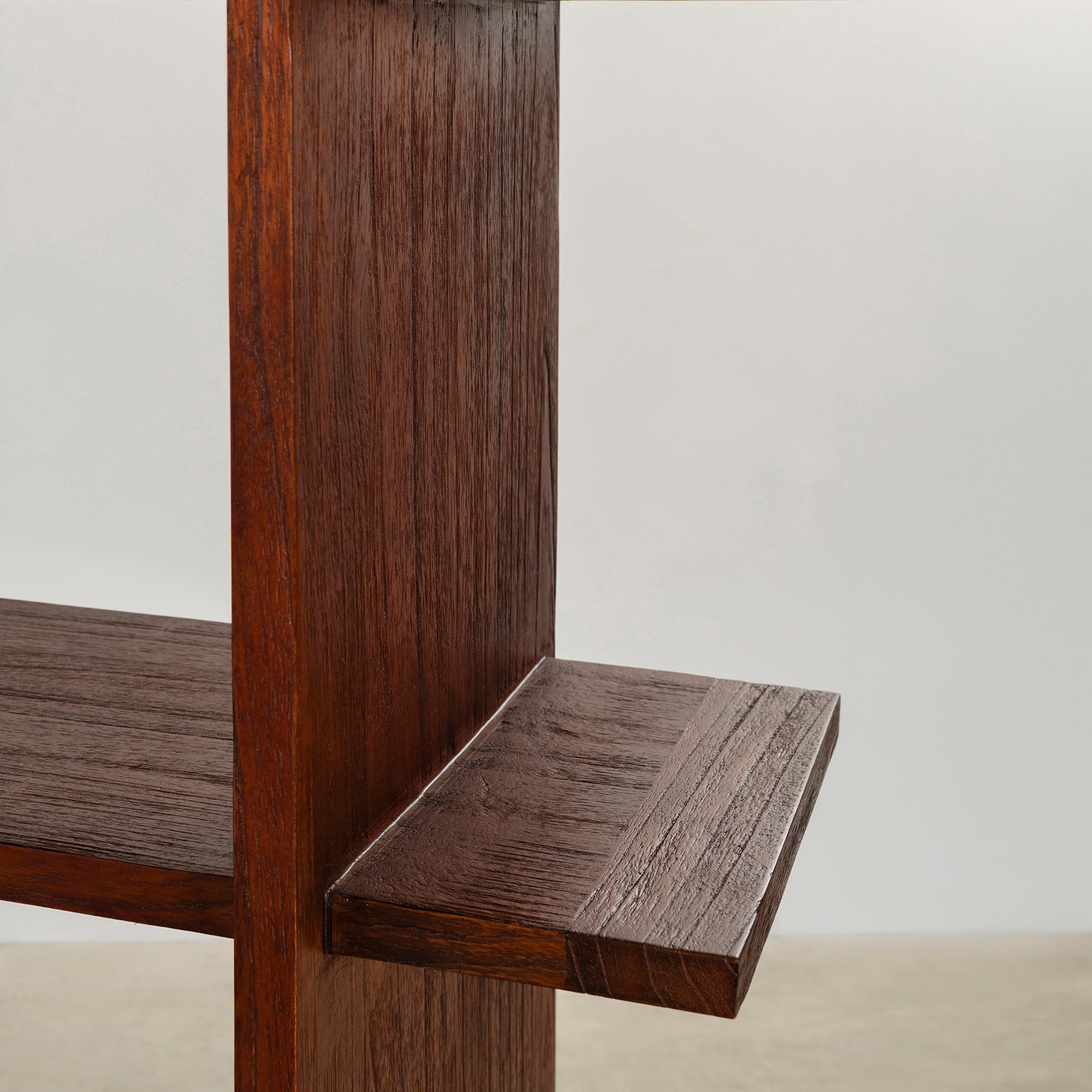 Yuli Bookcase - Rustic Walnut