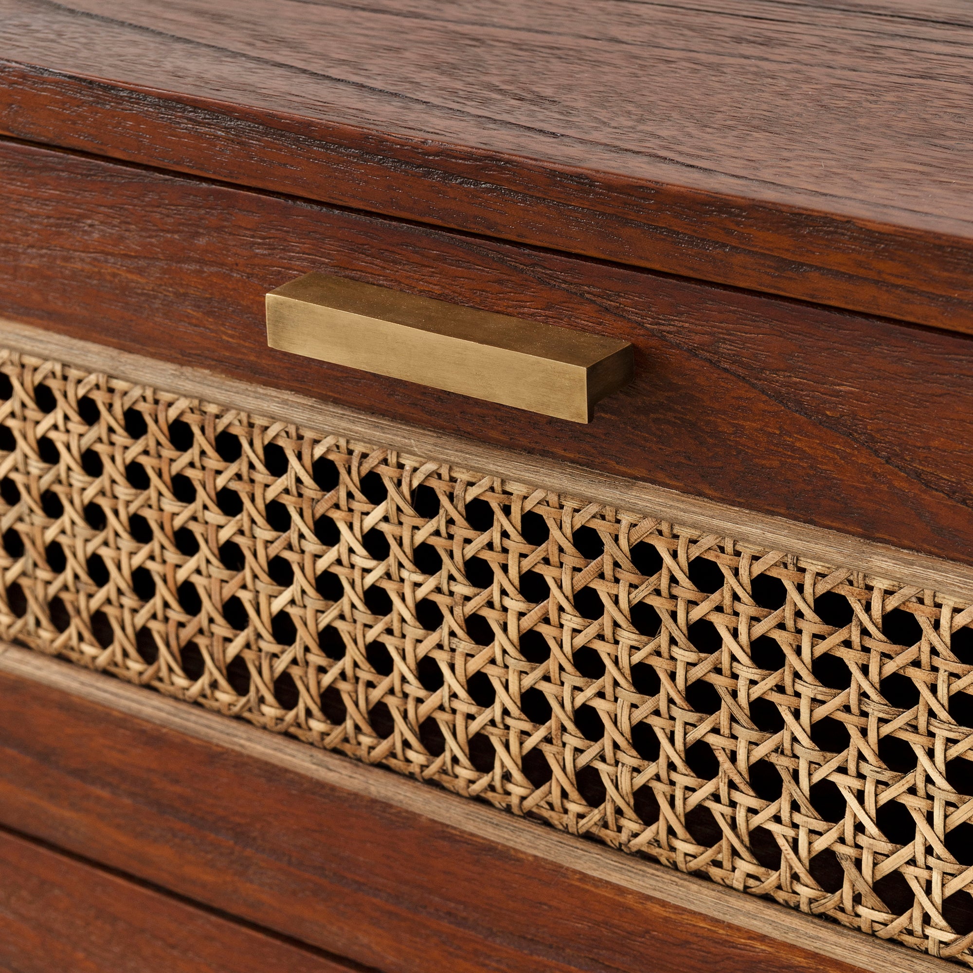 Fitzgerald Bedside - Rustic Walnut