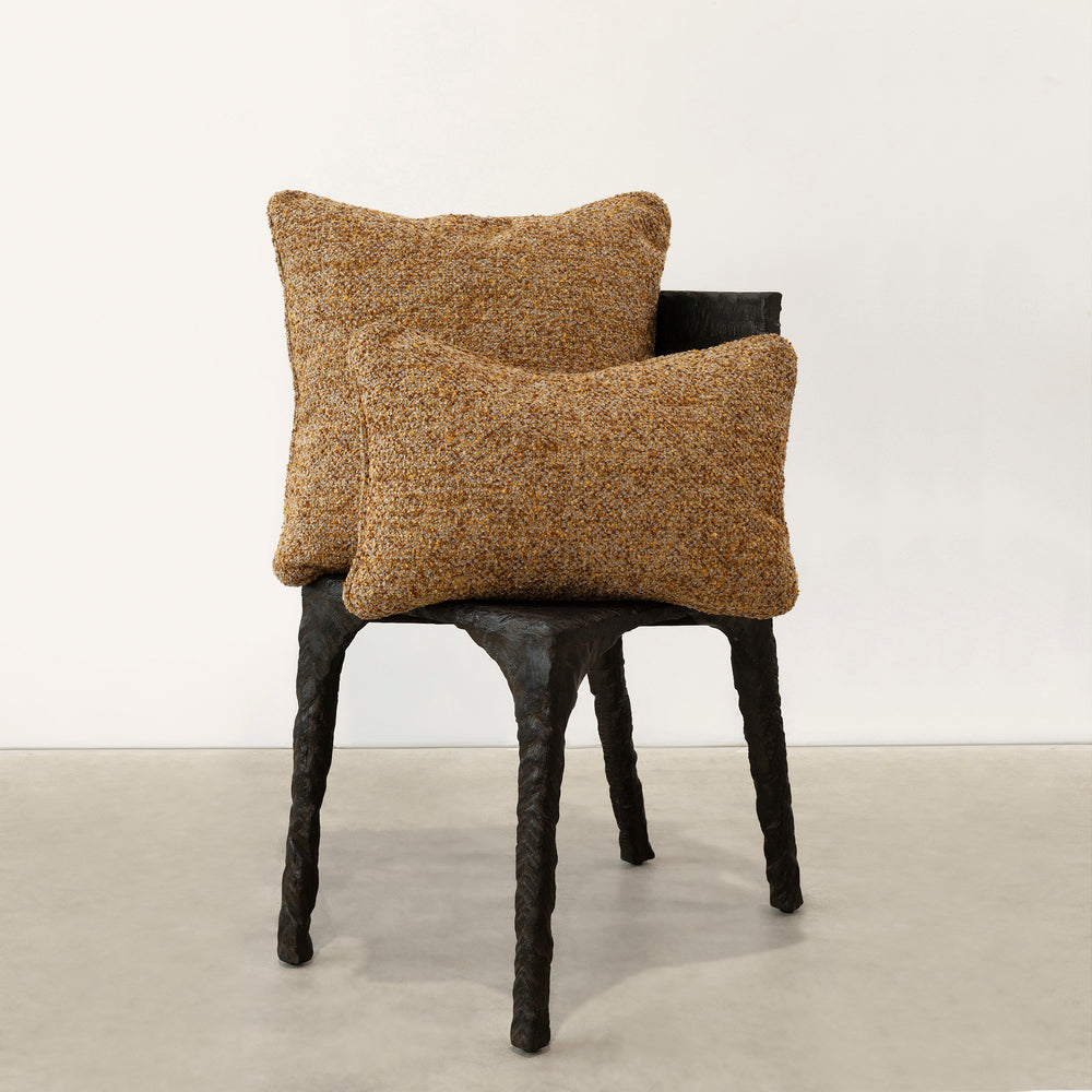 Empire Boucle Cushion - Camel