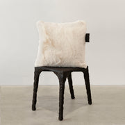 Empire Faux Fur Cushion - Cream