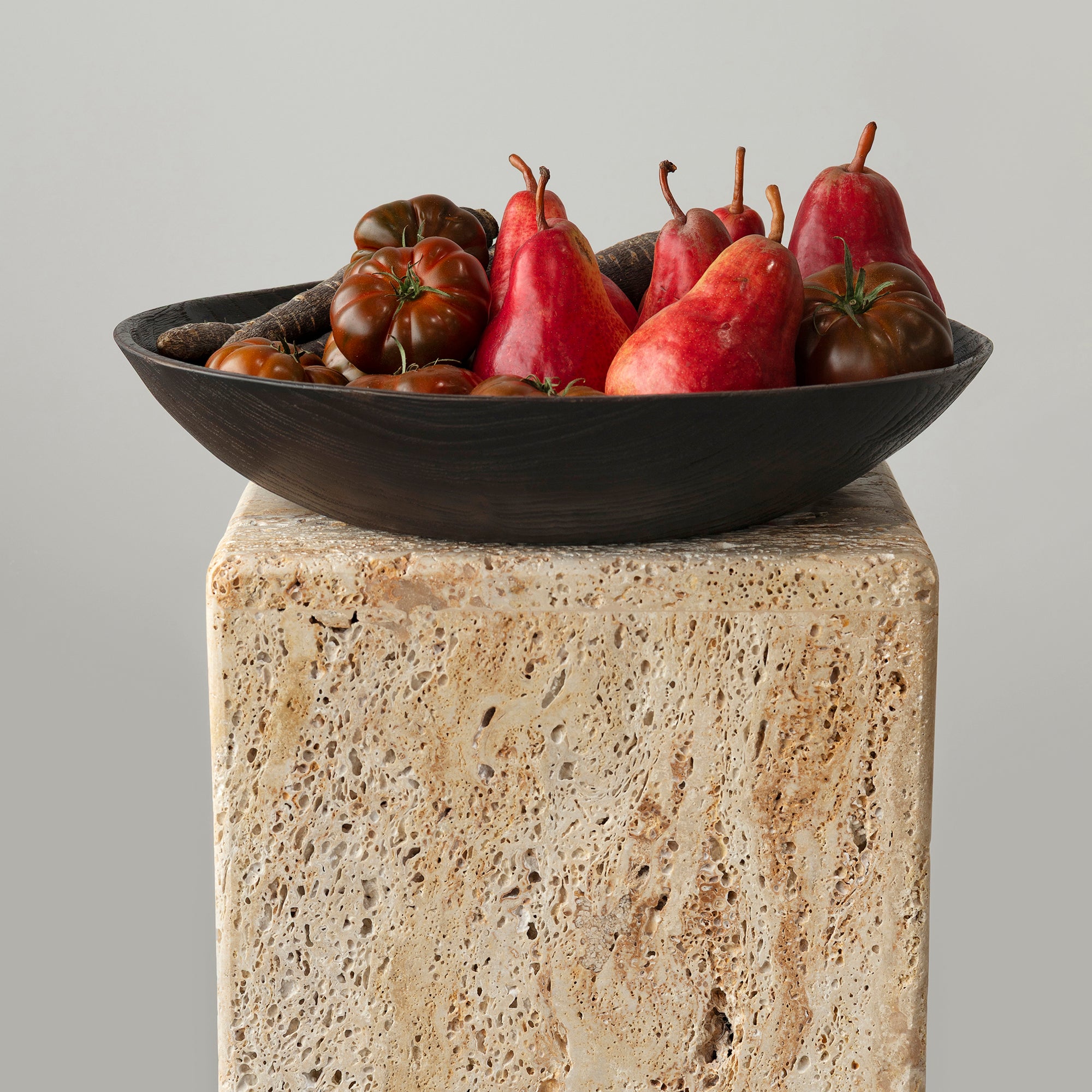 Teak Fruit Bowl - Cola