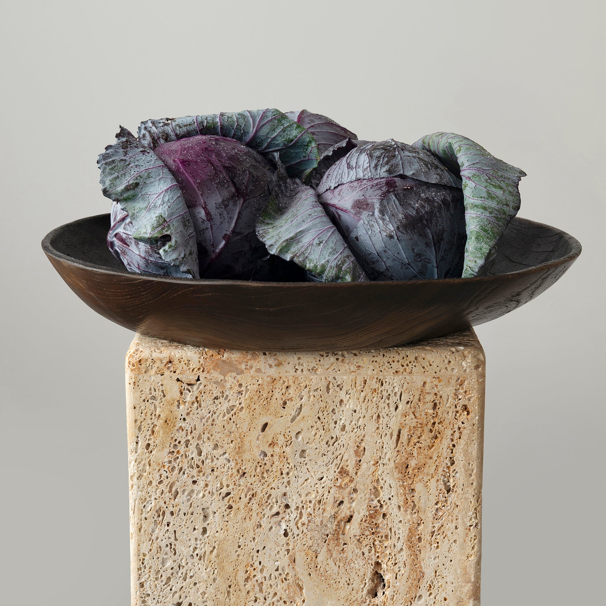 Teak Fruit Bowl - Cola