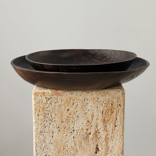 Teak Fruit Bowl - Cola