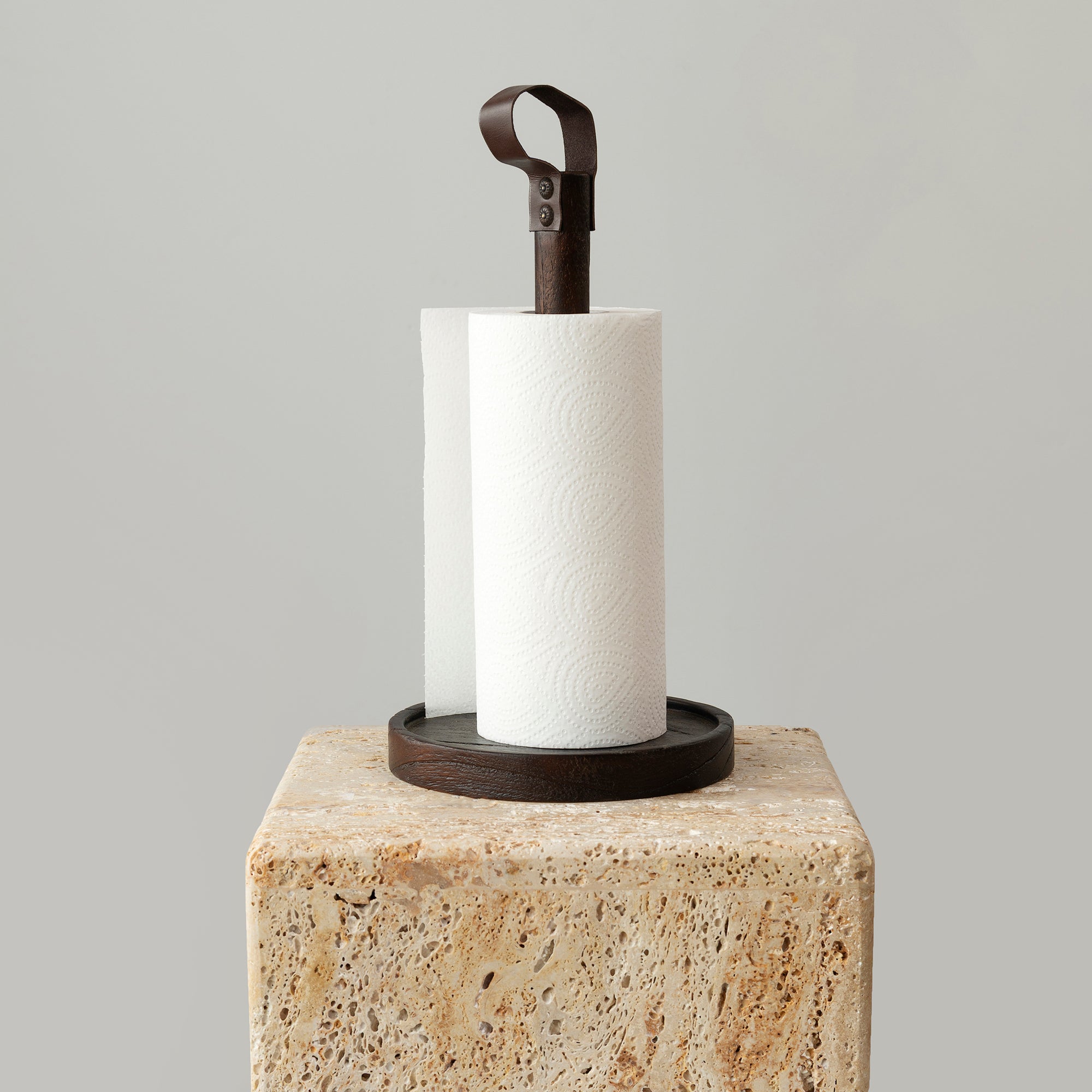 Wooden Paper Towel Holder - Cola