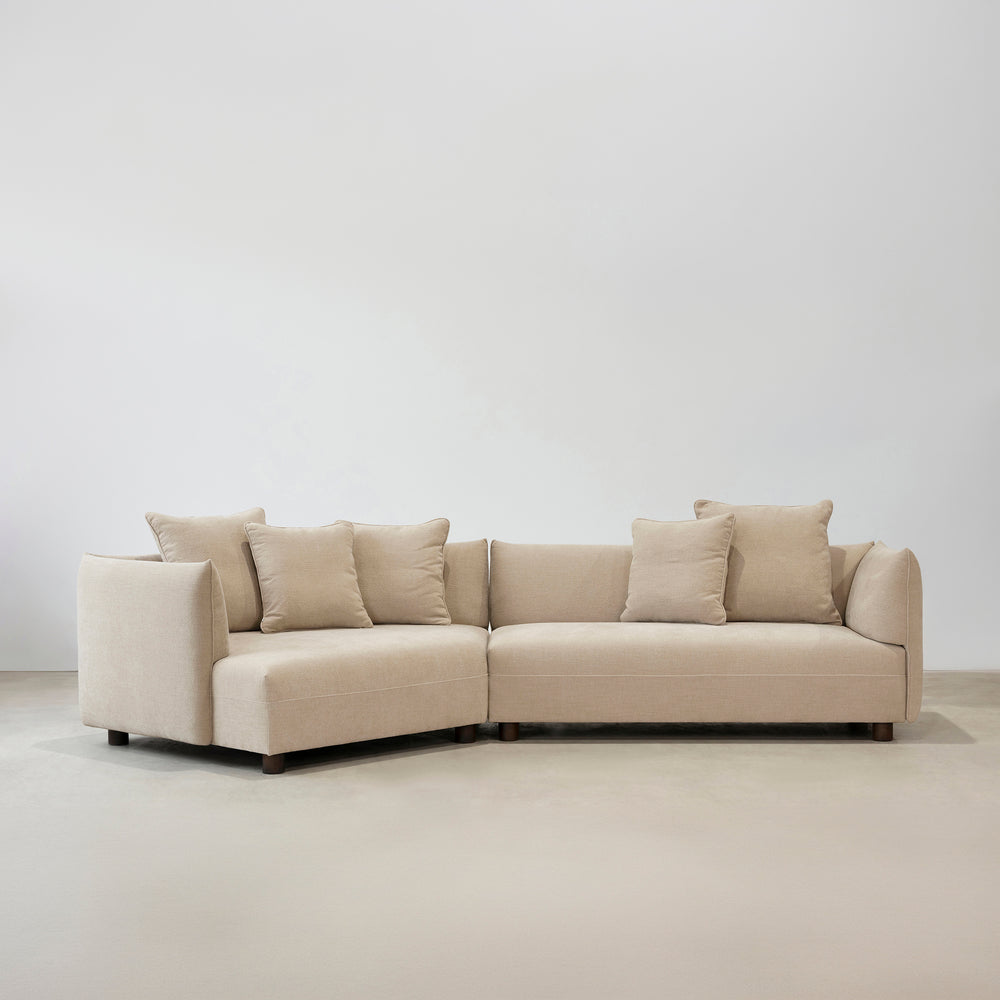 Oscar Left Chaise Sofa - Rye