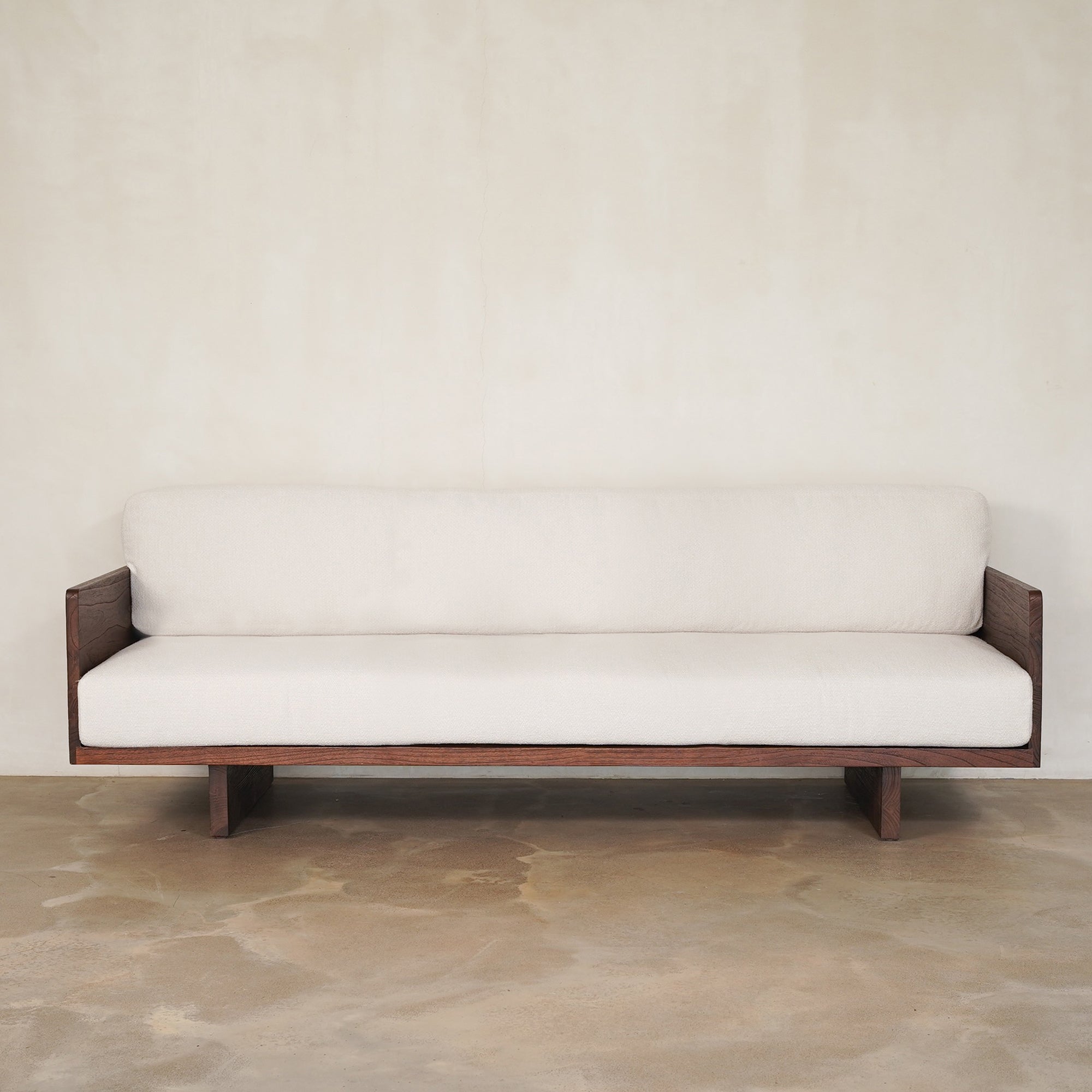 Platform Sofa - Rustic Walnut