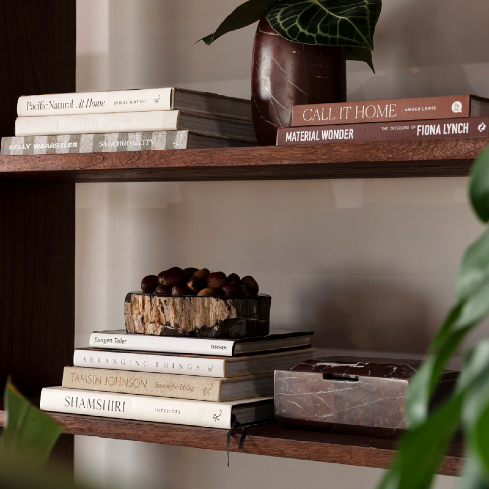 Yuli Bookcase - Rustic Walnut
