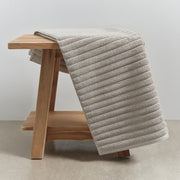 Pure Cotton Long Bath Mat - Linen