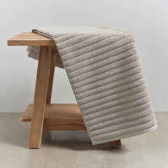 Pure Cotton Long Bath Mat - Linen