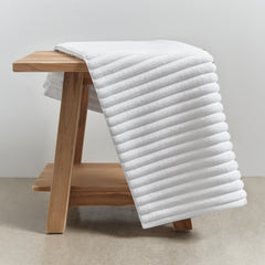 Pure Cotton Bath Runner - White