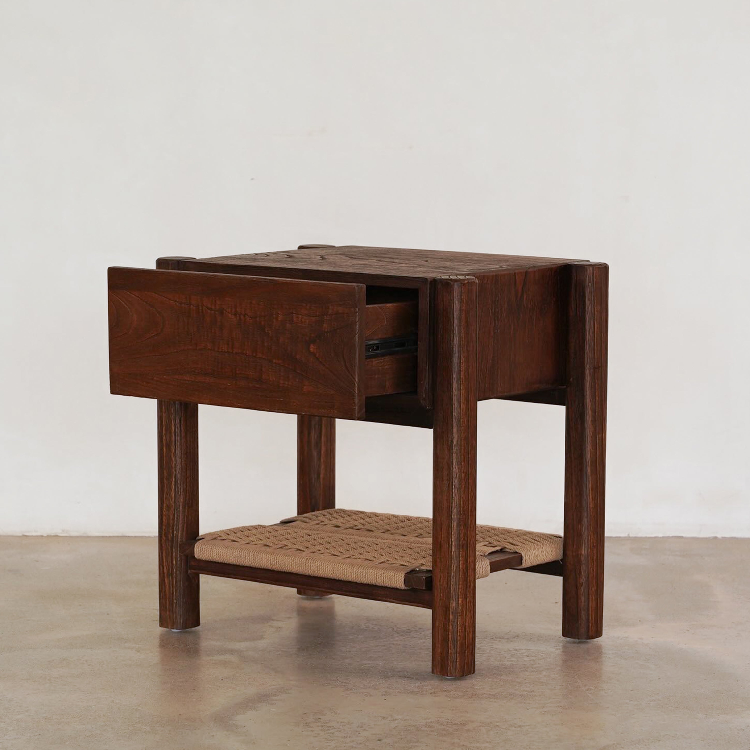 Lou Lou Bedside - Rustic Walnut