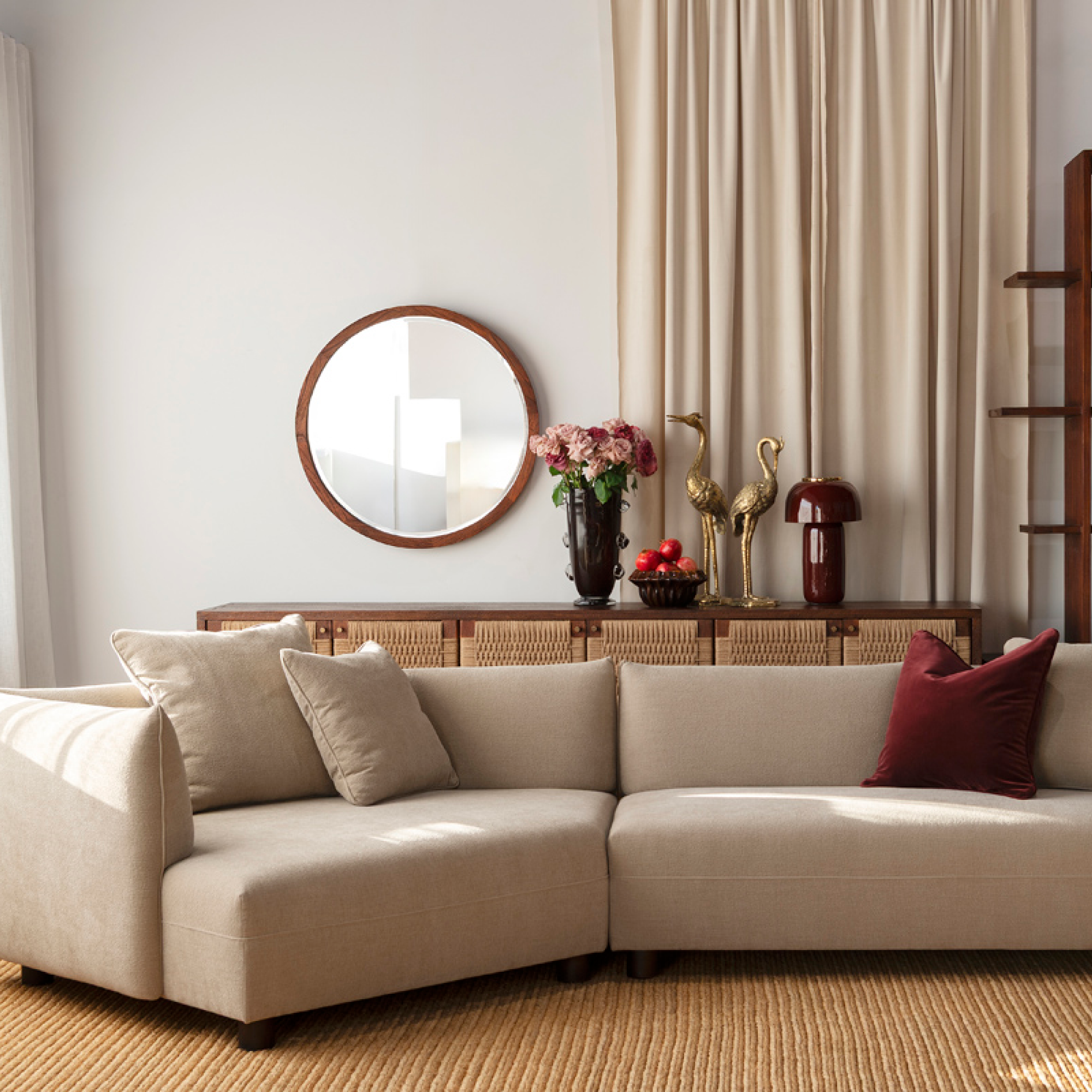 Oscar Left Chaise Sofa - Rye