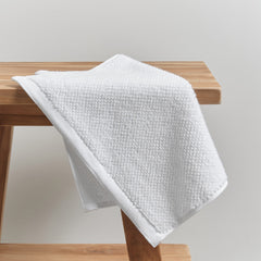 Pure Cotton Face Washer - White