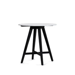 Falcon Bar Table - Black/White Marble