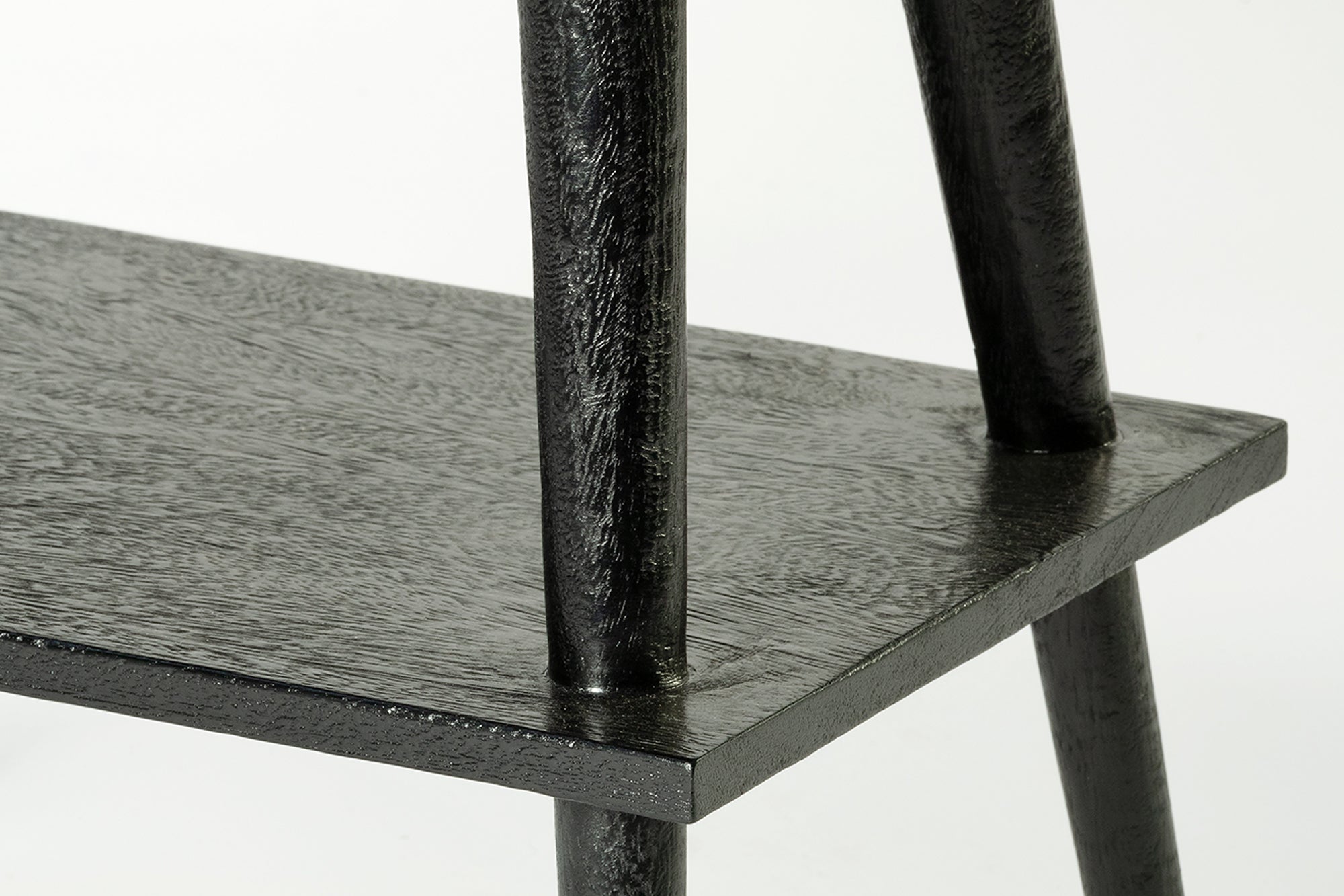 Amsterdam Bedside with Shelf - Black
