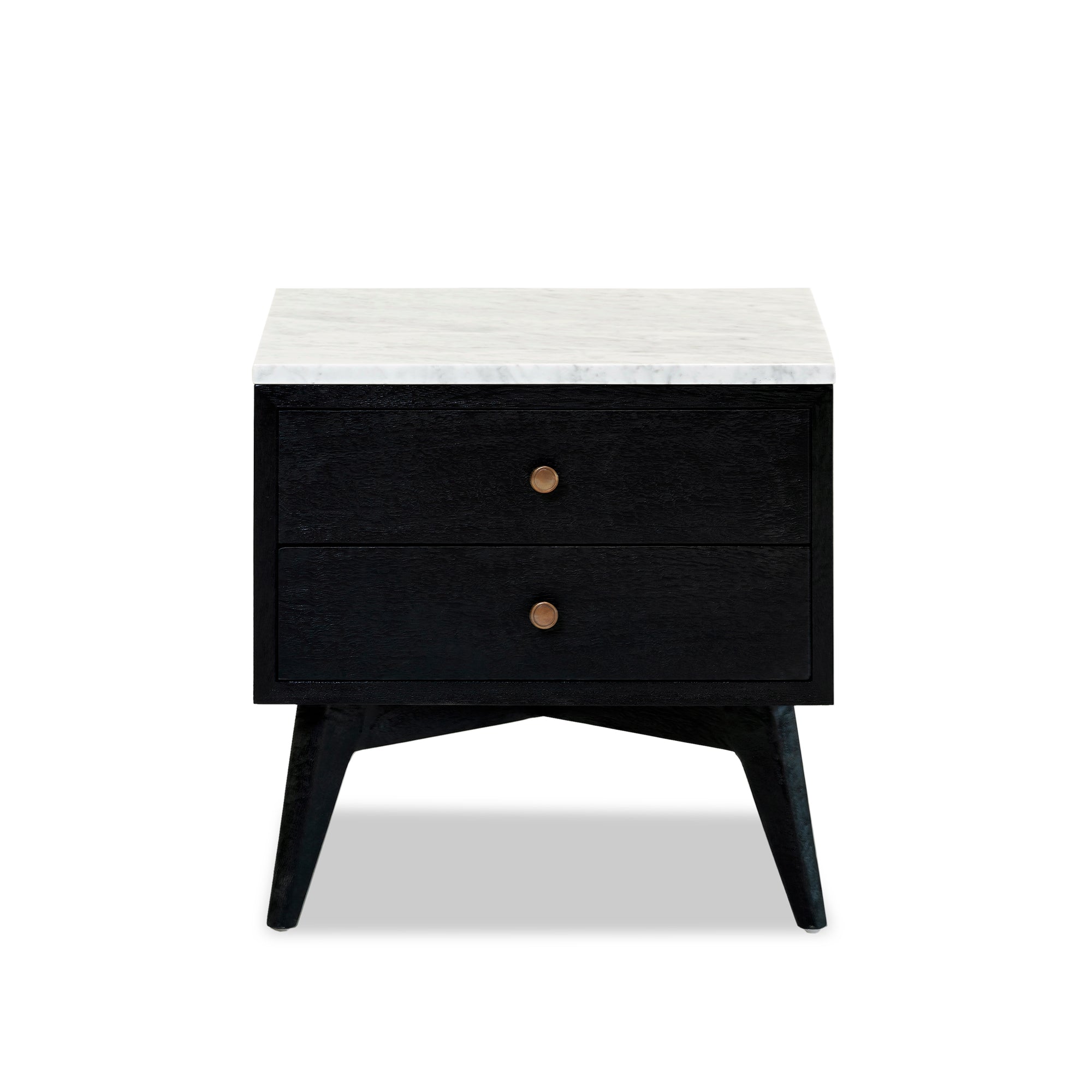 Marilyn Bedside - Black/White Marble